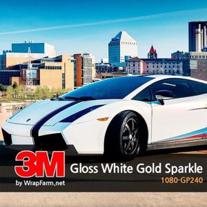 3m [2080-GP240] 화이트 골드 스파클 유광 차량 PPF 카스킨 생활보호 패키지 마프로 에이버리 크롬