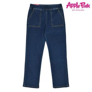 [애플핑크]배기핏 밴딩 데님팬츠 (APP9Q109GS)