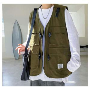 남성테크웨어조끼 3컬러 1P 남자 스트릿 멀티포켓 테크웨어조끼