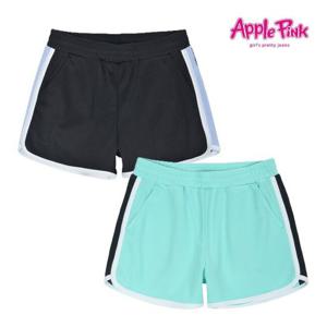 [애플핑크][애플핑크] 2.5부 배색 레터링 팬츠 (APP8Q471GS)