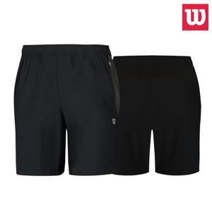 윌슨 7354 블랙 스판 여성 5부바지 트레이닝바지