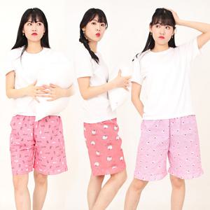 22SS 국산 유토피아 지지미 파자마 5부 잠옷 바지 여성용