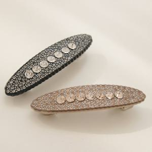 바이데이지 프랑스수입 타원 큐빅 헤어자동핀 Bh0741