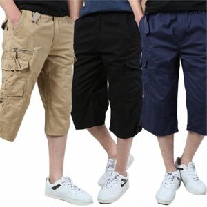 [깨비몰][깨비몰] 남성 데일리 카고 7부 반바지 지퍼포켓 팬츠 (