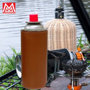 벨크로 가죽 부탄가스 워머 커버 감성캠핑 소품