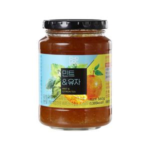 초록원 민트유자차 560g