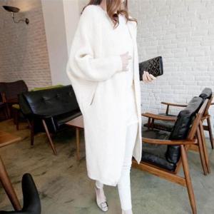 [시스터즈][시스터즈] 여성스러운 롱 니트 모던 가디건 가오리핏