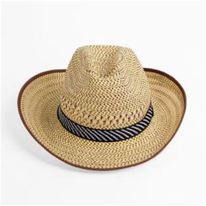 카우보이 페도라모자 패션모자 밀짚모자 왕골