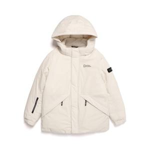 [내셔널지오그래픽 키즈] K224UDW820 키즈 미드기장 씬 다운 점퍼 IVORY