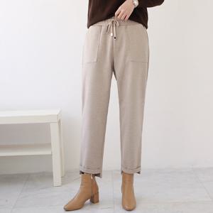 [웬디즈갤러리]턴업 울터치 팬츠 HPT109