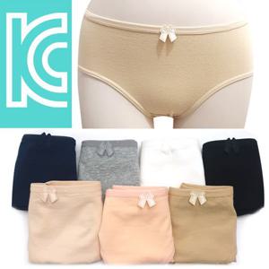 [마이핏]여성 요일 삼각 팬티 미디 맥시 순면 면스판 여자 데일리 빅사이즈