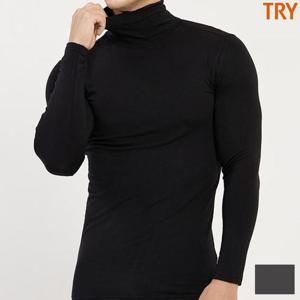 [트라이] 히트업플러스 남성 목폴라 상의 G33 내복