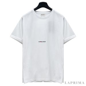 [생로랑] 여성 리브 고쉬 반소매 티셔츠 460876-YB2DQ-9000