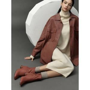 [나인웨스트]나인웨스트 뉴에이미 스트레치 양가죽 부츠 NW037