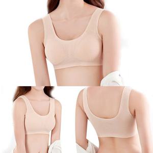 [마이핏]에어 매쉬 브라탑 여름 스포츠브라 캡내장 일체형