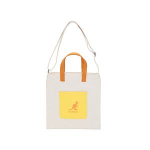 [캉골키즈]포켓 캔버스 에코백 PE 0003 아이보리/APEBEB00030IV