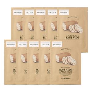 스킨푸드 연근 수비드 마스크 팩 시트 18g (10매)