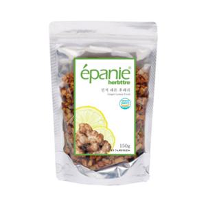 에빠니 허브티 진저 레몬 후레쉬 리필팩 150g 잎차