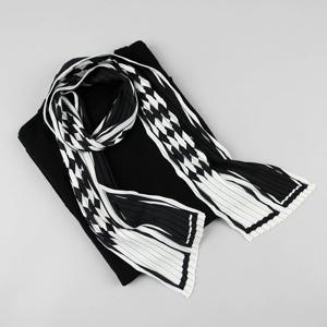 [베네]하프다이아 롱플리츠 스카프