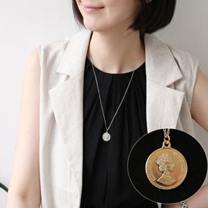 [웬디즈갤러리]코인 팬던트 목걸이 JNE101