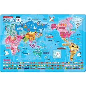 지원출판사 세계지도 퍼즐 (72조각)