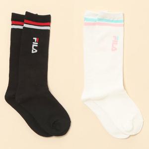 [휠라키즈]키즈 세로 리니어 니삭스 FK3SCE5302X