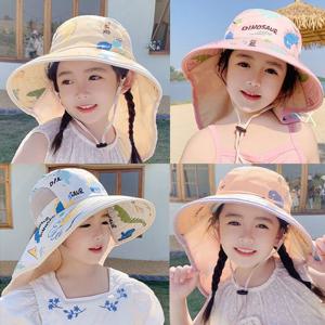[에스티홀리데이]아동NB071 쥬라기 와이드 플랩캡 썬햇 캠핑햇 모자