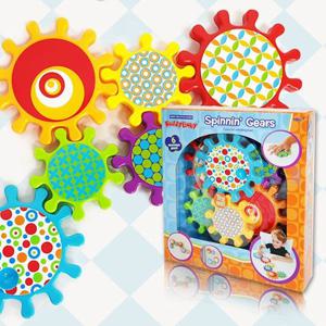 블럭쌓기 톱니 바퀴 기어 학습 완구 유아 블록 장난감 교구