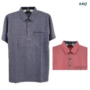 SMJ1728 남자 반팔 카라 티셔츠 인견 스판 남성 봄 여름