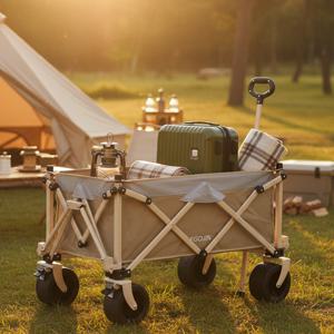 이고진 가보리 캠핑웨건 프리미엄 접이식 폴딩카트 롱바디 수레