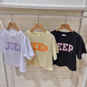 지프키즈 CB01 여아 빅지프 크롭 티셔츠 KO3TSF105