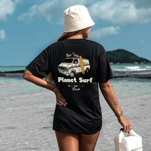 플래닛서프 여성 반팔 래쉬가드 PS016BUWT