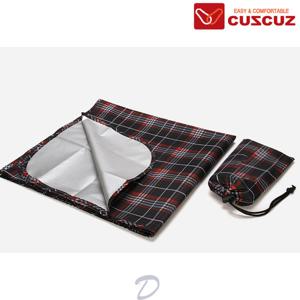 커스커즈 캠핑용품 레드 체크 매트 대