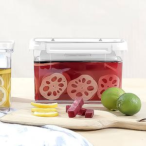 2500ml 스카이락 밀폐용기 와이드 3호 누름판 그레이/김치통