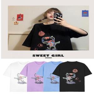 [드림HS몰][드림HS몰] S.남여공용 티라노 오퍼핏 롱 반팔 티 (86