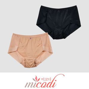 햄팬티 미코디 심플하고 깔끔한 여성 햄라인 삼각팬티