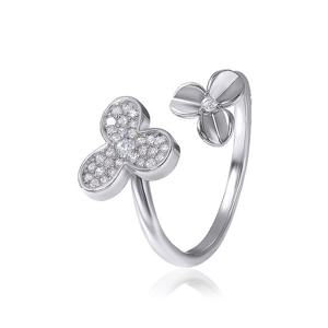 [루브르파리] 띠에르 클로버 반지(free,L) RA0623