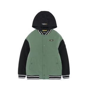내셔널지오그래픽 키즈 K233UPD910 바시티 패딩점퍼 KHAKIGREEN