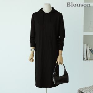 [한정/특가] 캐주얼 후드 니트 롱 원피스_B2109OP611C