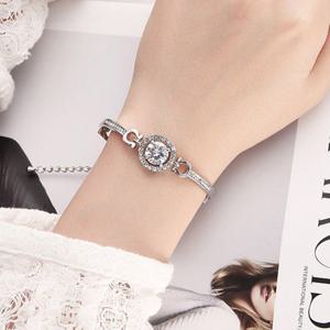 빅 다이아 앤 큐빅 팔찌_IH