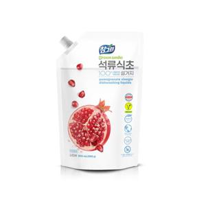 [라이온][참그린] 주방세제 석류식초설거지 리필 860ml(900g)