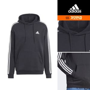 아디다스 에센셜 플리스 3S 후디 긴팔티(IB4028) 후드