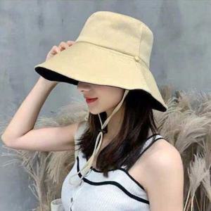 여성 와이드 햇빛가림모자 벙거지 양면캡 골프 낚시
