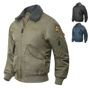 카라털 탈부착 US 에어포스 와팬 항공 패딩점퍼