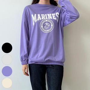 빅사이즈사랑해요 J764L310 마린프린팅시보리맨투맨 DK