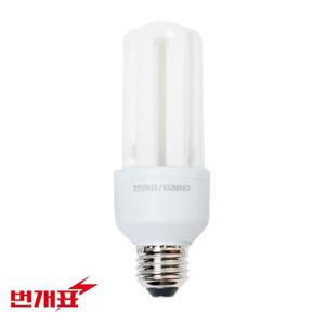 번개표 삼파장 컴팩트전구 11W 주광색