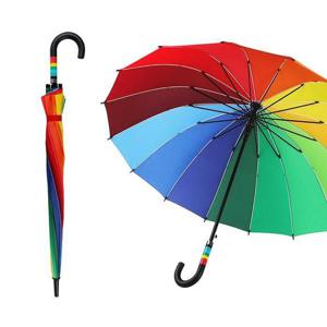 옴브로스 고급 레인보우 튼튼한 16k 자동 장우산