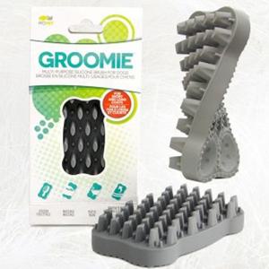 양면 실리콘 브러쉬 B형 그레이 강아지빗 털제거