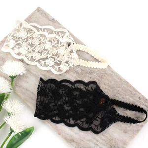 [아랑로랑] 클로버 레이스 보넷컬칩 아기헤어밴드