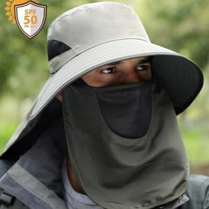 얼굴햇빛가리개 뒷목가리개 농사용모자 선가드